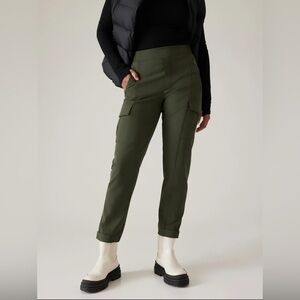 Athleta Aspen Olive Green Women's Endless Cargo Pants Size 4